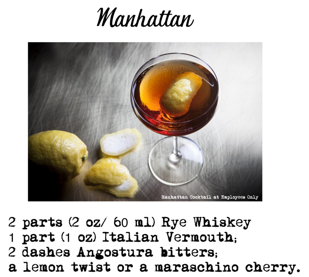 Manhattan / Seven cocktails every man should know how to make by Silviu Tolu